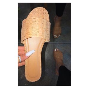 Cork style sandals